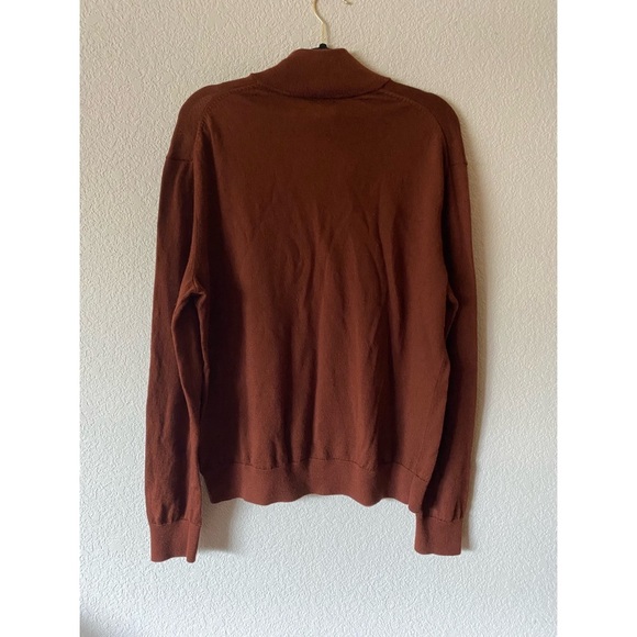 Banana Republic Brown/Rust Zip Up Sweater - Picture 2 of 4